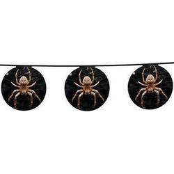BOLAND BV - Spinnen slinger Halloween 4 meter - Decoratie > Slingers en hangdecoraties